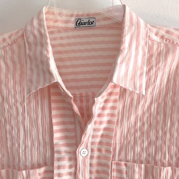 90’ vintage 100% cotton short sleeves top. - Picture 3 of 6